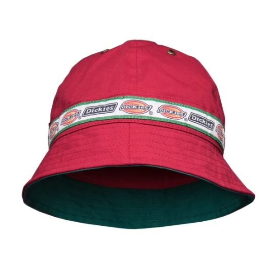 Dickies 6 Panel Sporty Bucket Hat – Crimson Maroon