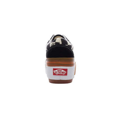 Vans Old Skool Stacked Platform Checkerboard Black/White