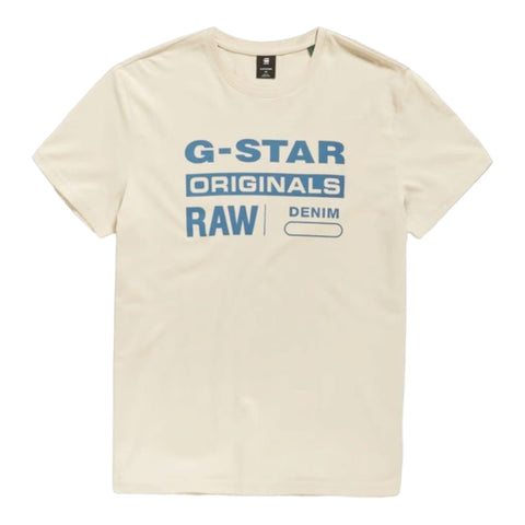 G Star T-Shirt Originals Blue Stone