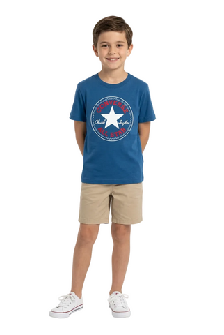 Converse All Stars Boys T-Shirt Aero Blue