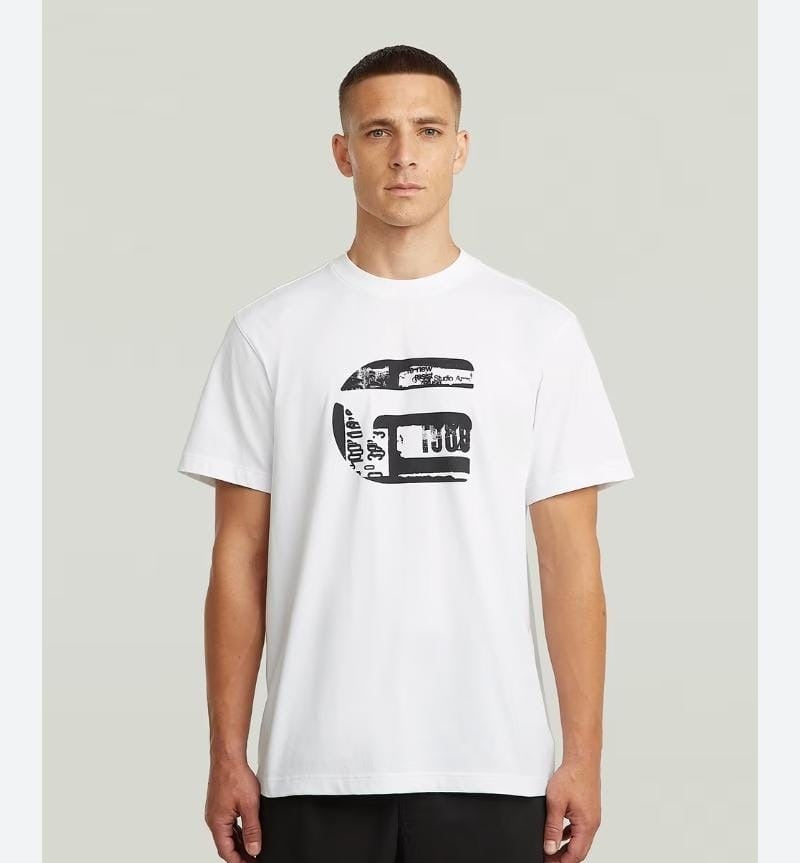 G Star T-Shirt Graphic Icon White