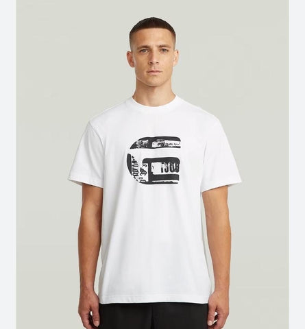 G Star T-Shirt Graphic Icon White