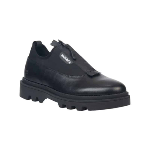 Mazerata Vinchey 3 Leather/Lycra Black