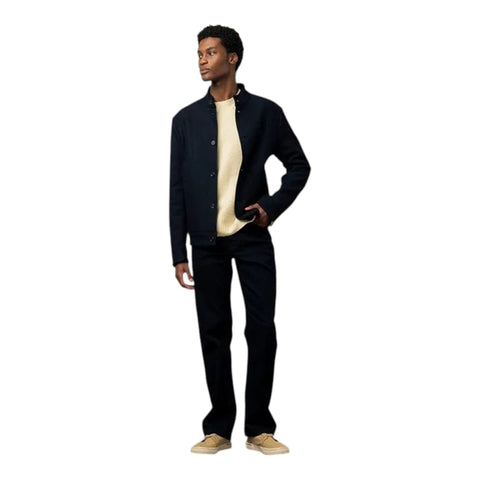 Polo Jacket Melton Harrington Navy