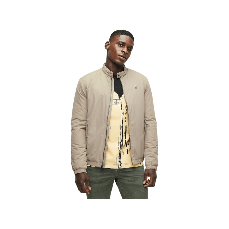 Polo Jacket Tech Puffer Harrington Taupe