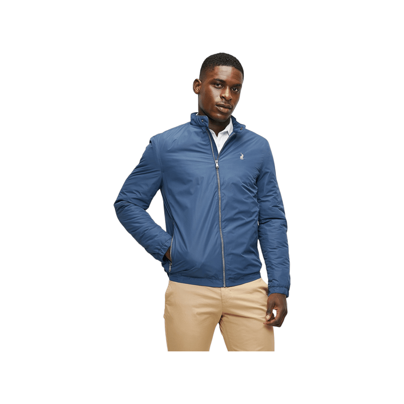 Polo Jacket Tech Puffer Harrington Blue