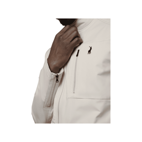 Polo Jacket L/S PJC Quiled Biker Stone