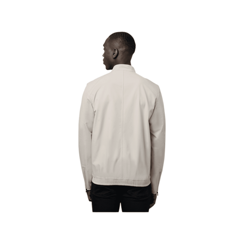 Polo Jacket L/S PJC Quiled Biker Stone