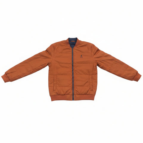 Polo Jacket Pjc Overdyed Navy/Orange