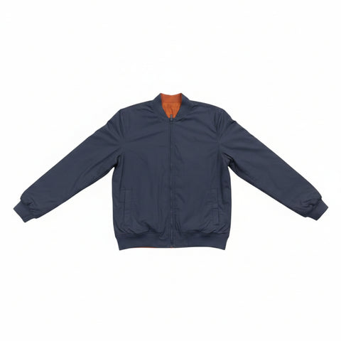 Polo Jacket Pjc Overdyed Navy/Orange