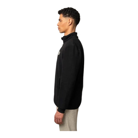 Polo Sport Mens Long Sleeve High Collar Polar Fleece Jacket - Black