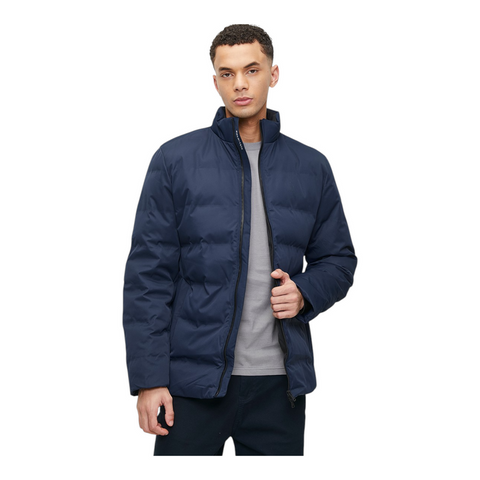 Polo Jacket Quilted Puffer Navy