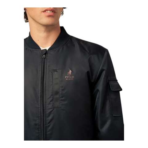 Polo Jeans Co. PJC Long Sleeve Bomber Jacket - Black