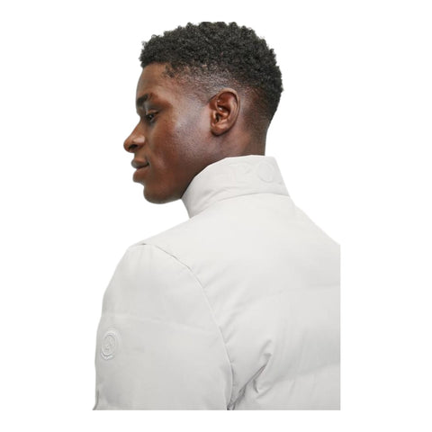 Polo Quillted Long Sleeve Puffer Jacket - Grey