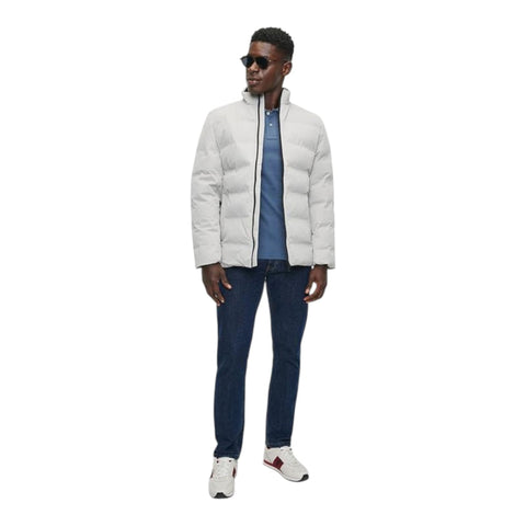 Polo Jacket Puffer Quilted Grey