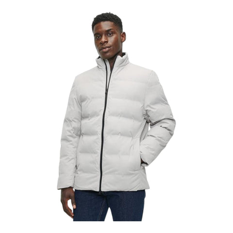 Polo Jacket Puffer Quilted Grey