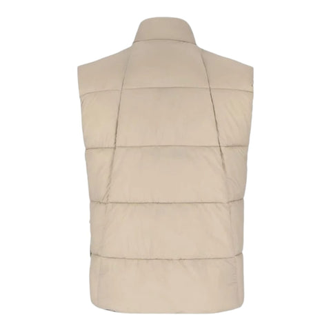 Polo Reversable Sleeveless Puffer - Taupe & Grey