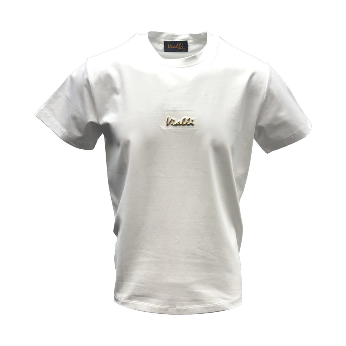Vialli Crew T-Shirt Lost White