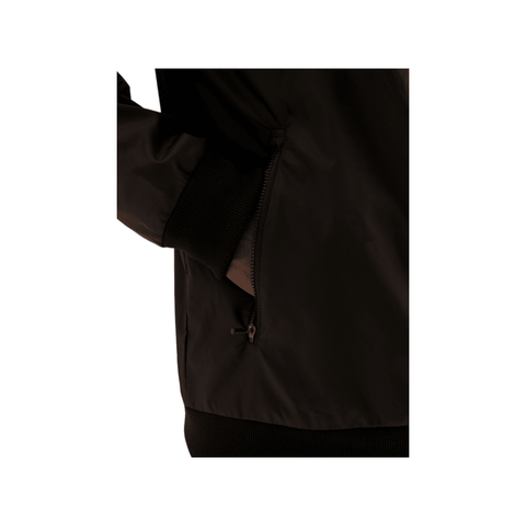 Polo Jacket Sport Hooded Black