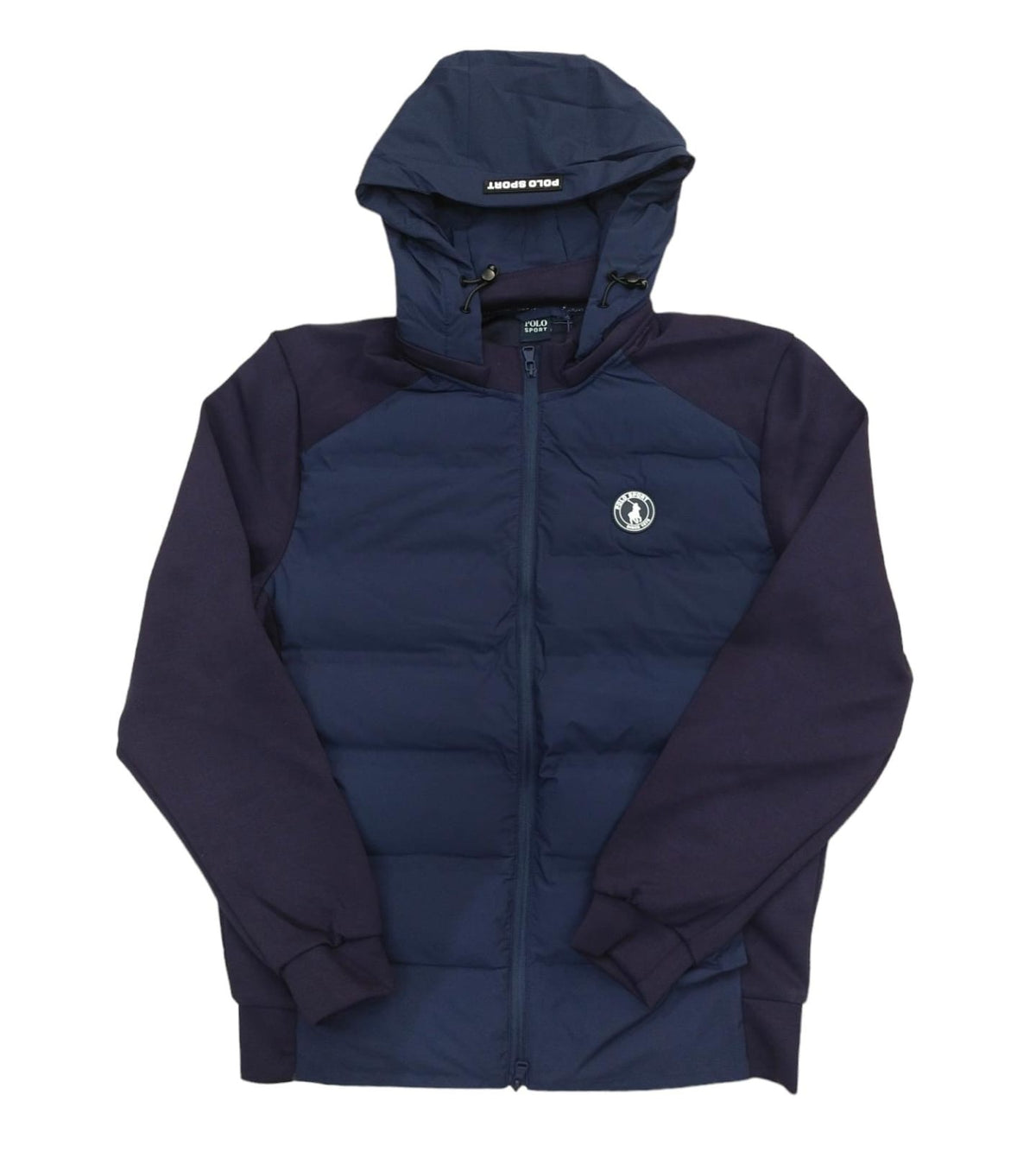 Polo Jacket Sport Hooded Puffer Navy