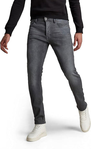 G Star Jeans 3301 Slim Dark Aged Grey