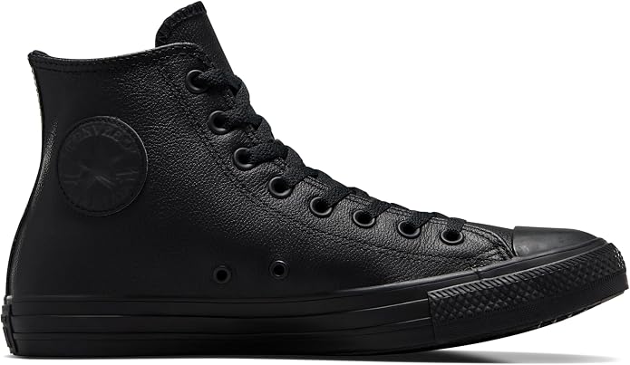 Converse Chuck Taylor Hi Leather Rubber Base Black