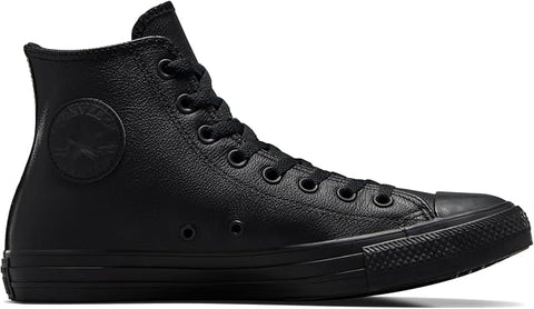 Converse Chuck Taylor Hi Leather Rubber Base Black