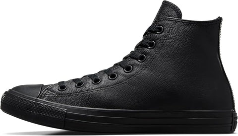 Converse Chuck Taylor Hi Leather Rubber Base Black