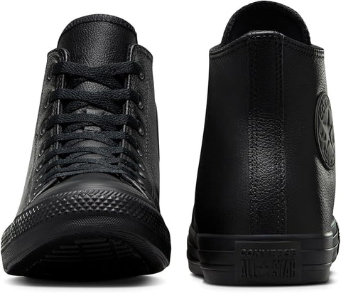 Converse Chuck Taylor Hi Leather Rubber Base Black
