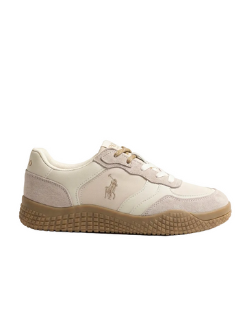 Polo Ladies Sneakers Double Lace Colour Block Off White