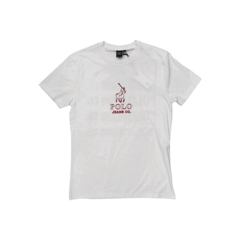 Polo Crew Pjc Multi Logo T-Shirt White