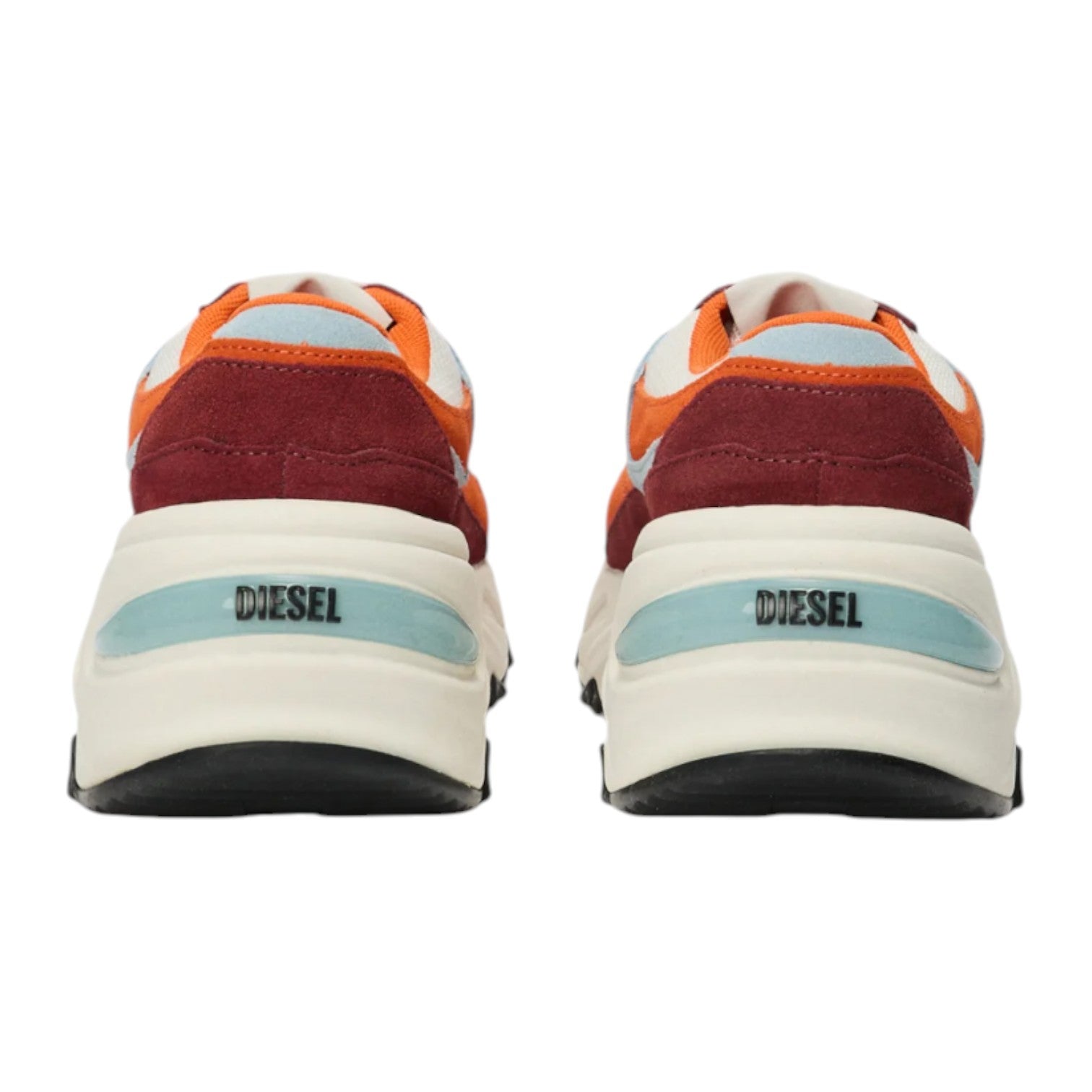 Diesel Women S-Savannah Trainers - Blue/Brown/Orange