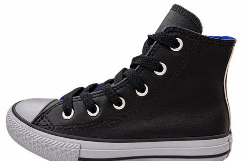 Converse School Kids Chuck Taylor All Star Hi Leather Black Thunder