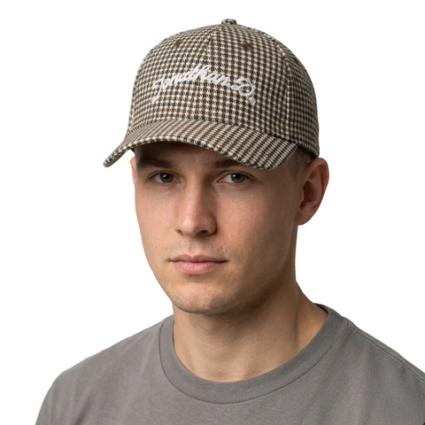Jonathan D Dugo Check Brown Cap
