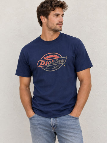 Dickies T-Shirt Brandon Horseshoe Navy