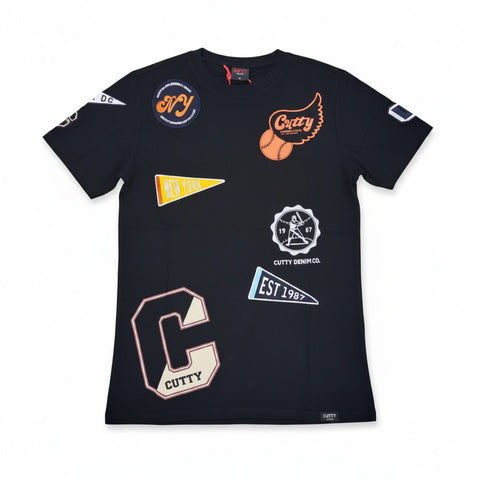 Cutty Crew CBeacon Jet Black T-Shirt