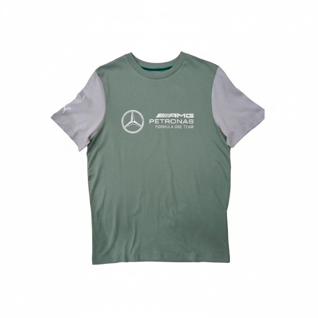 Puma T-Shirt Mercedes Benz Amg Petronas Logo Eucalptus Green
