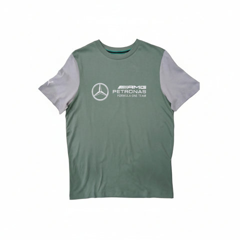Puma T-Shirt Mercedes Benz Amg Petronas Logo Eucalptus Green