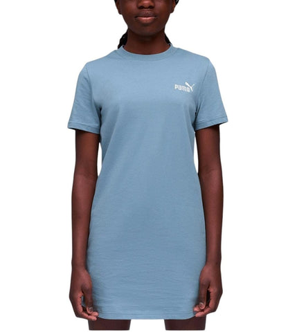 Puma Dress Essential No1 Tee Logo Slim Cool Blue