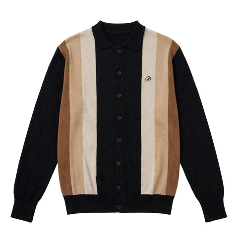 Brentwood Cardigan Dorset Polo Black/Tan