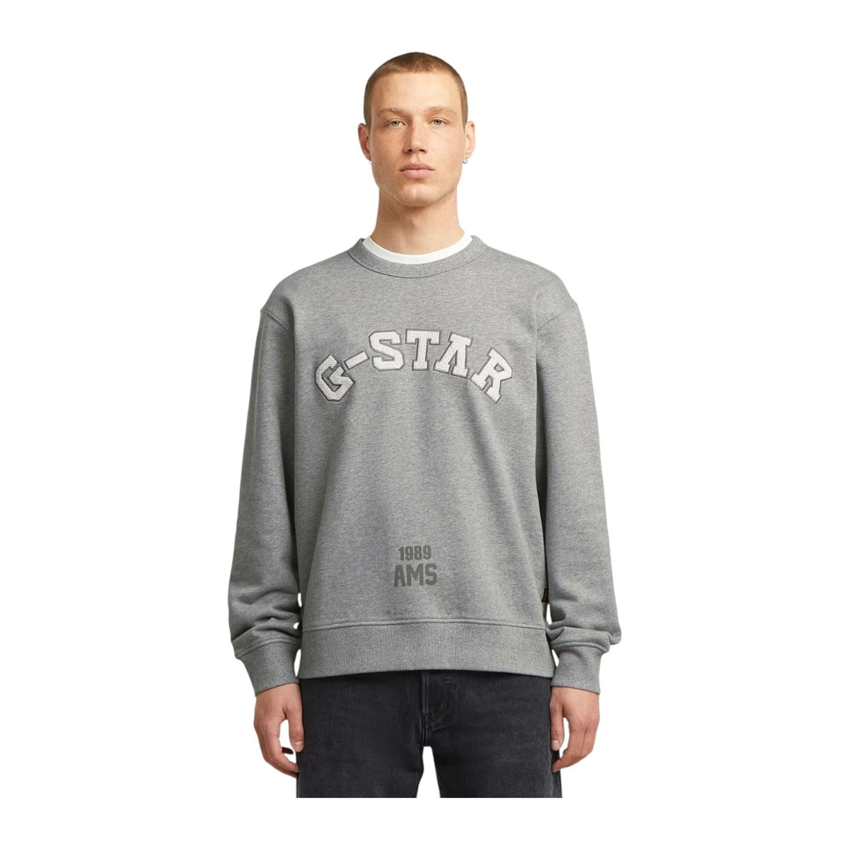 Gstar Sweater Applique Grey
