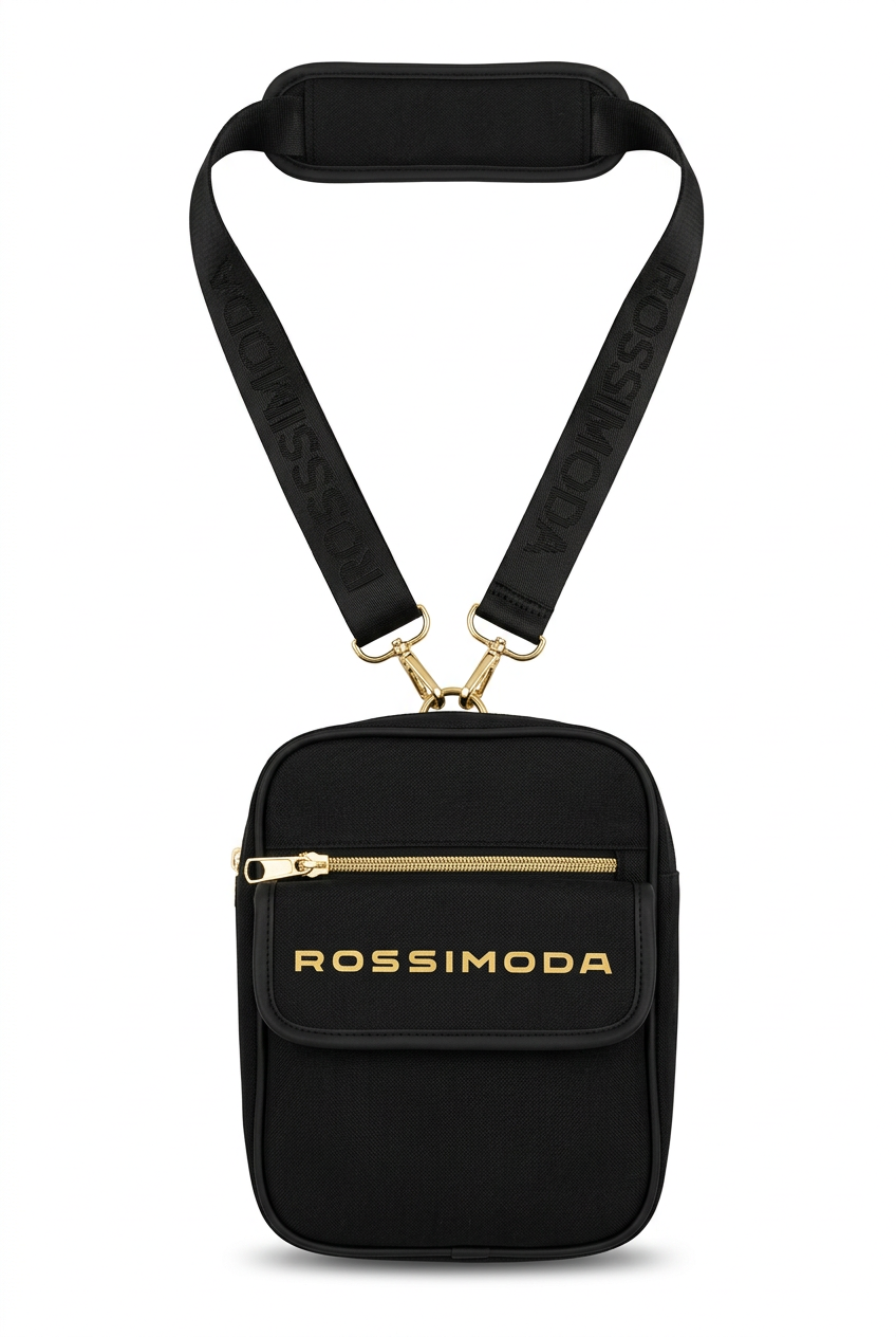 Rossimoda Floreable Sling Black And Gold