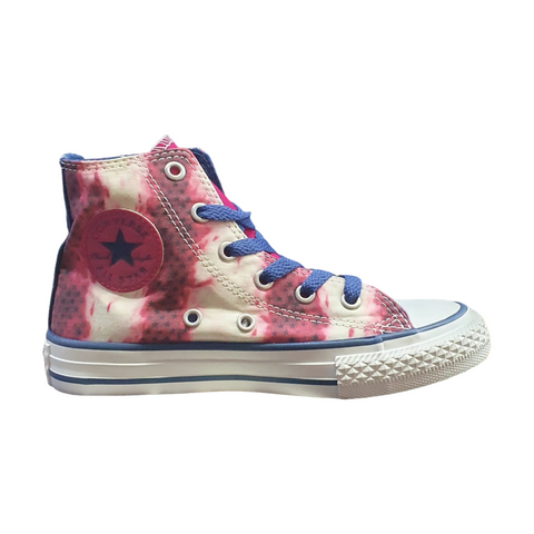 Converse Chuck Taylor All Star Hi Kids Zip White And Berry