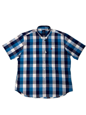 Polo Shirt Mens Short-Sleeve Weekender Blue