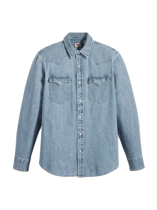 Levis Western Demin Shirt Stone Wash