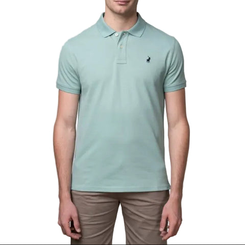 Polo Golfer Pique Essentials Aqua