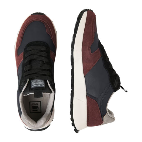 G-Star Theq Run Blocked Sneakers | Dark Navy/Redbrown