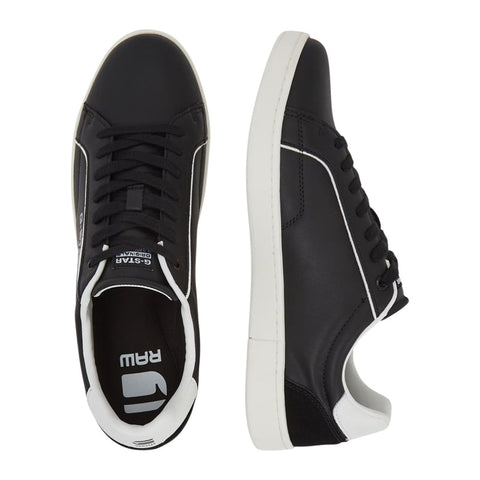 G Star Sneaker Cadet Iv Leather Black/White