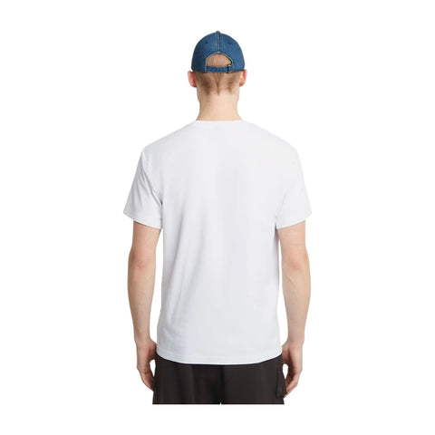 G Star T-Shirt Felt Logo White