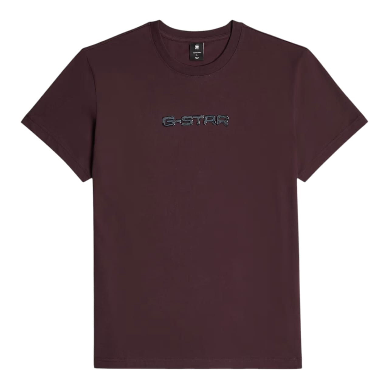 G-Star Short Sleeve Gel Print Crew Neckline T-shirt - Maroon